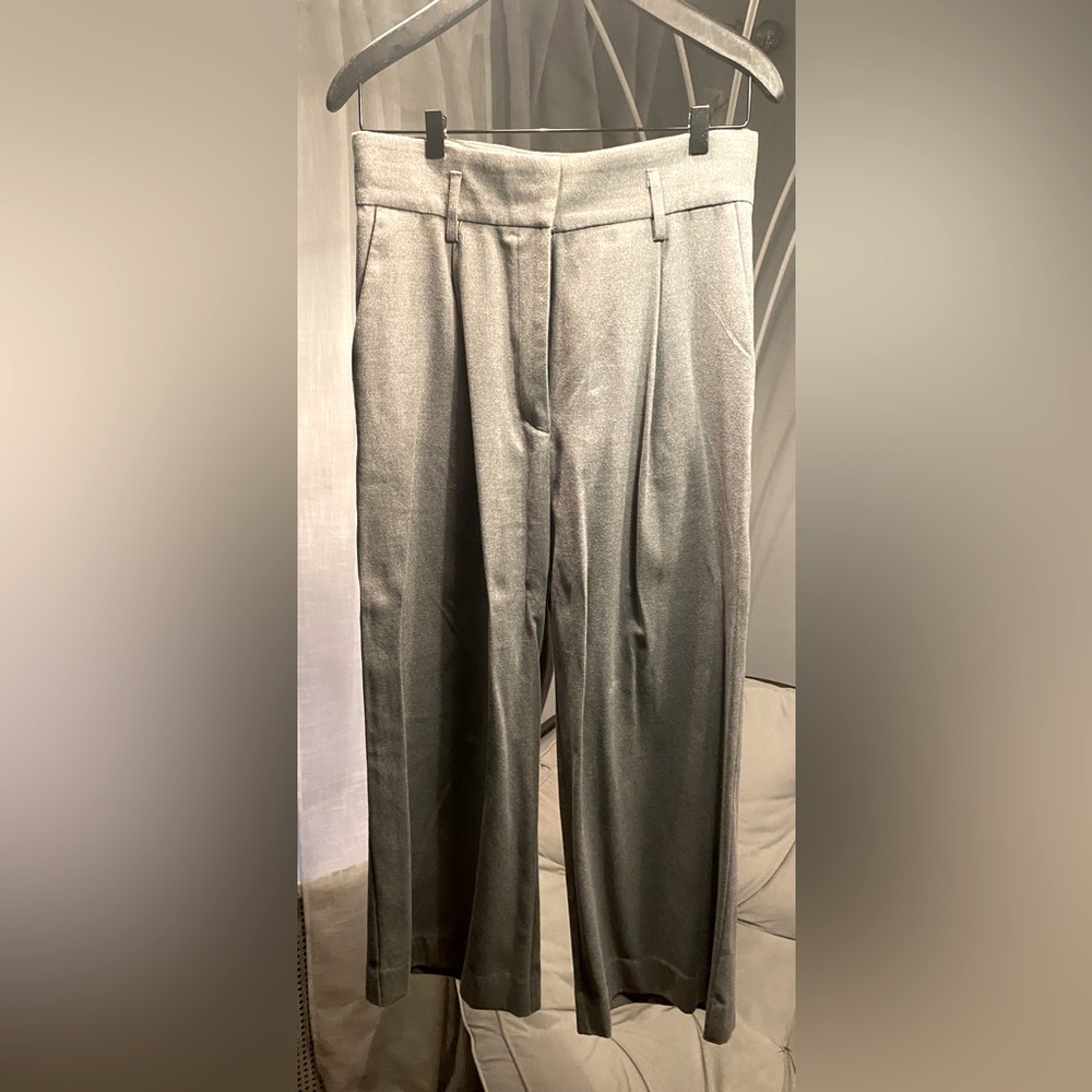 H&M gray  high waisted trousers
